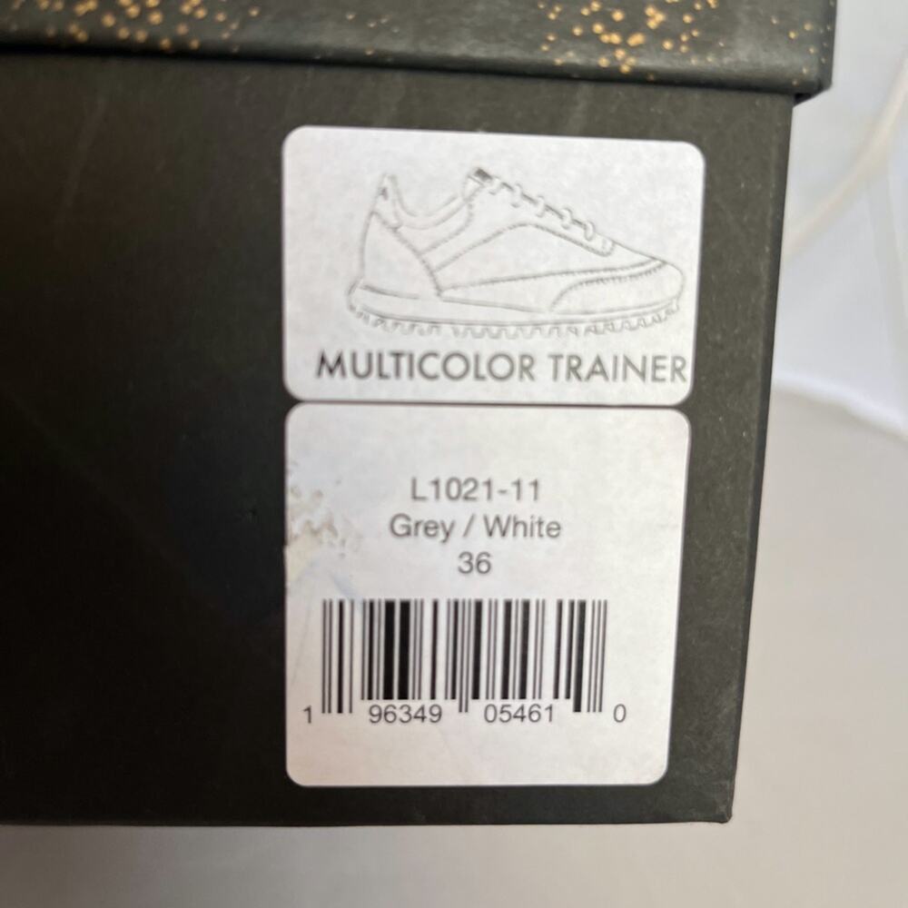 NIB LITA by Ciara Women's Italian Leather Multicolor Trainer Sneakers, Shoes - Picture 15 of 15